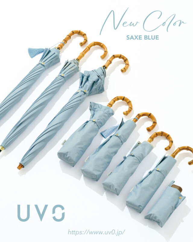 𝗨𝗩𝗢
＿＿＿𝗡𝗘𝗪 𝗖𝗢𝗟𝗢𝗥
↬ SAXE BLUE

UVOから新色のサックスが登場✨
涼しげな印象を与えてくれるシャンブレー風デザインと、
爽やかなサックスブルーの組合せはこれからの夏空にピッタリ◎

🌤掲載アイテム

12本骨 無地タッセル
8本骨 刺繡フラワー
60cm フリル
2段55cm フリル
2段50cm 無地タッセル
3段 フローラル
3段 無地タッセル
5段 無地

🌤 >>Wpc.直営店舗
Wpc. 心斎橋PARCO店（心斎橋PARCO5階）
@wpc_shinsaibashiparco

Wpc. LUCUA1100店（LUCUA1100 7階）
@wpc_lucua1100

Wpc. Echika fit GINZA店（東京メトロ丸ノ内線銀座駅構内）
@wpc_ginza

#UVO #ウーボ #日傘 #美肌ケア #日焼けケア