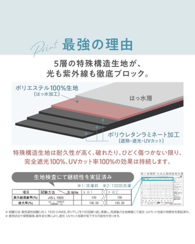 ＜UVOが最強の理由＞

光も紫外線も徹底ブロック。
UVOの核心«5層の特殊構造生地»

UVOが兼ね備える完全遮光100％、UVカット率100％、UPF50＋。
それだけにおさまらない高い遮熱性、撥水性、耐久性…、これらのハイレベルな機能はすべて、ポリウレタンラミネート加工を施した5層の特殊構造生地によって実現しています。

🌤 >>Wpc.直営店舗
Wpc. 心斎橋PARCO店（心斎橋PARCO5階）
@wpc_shinsaibashiparco

Wpc. LUCUA1100店（LUCUA1100 7階）
@wpc_lucua1100

Wpc. Echika fit GINZA店（東京メトロ丸ノ内線銀座駅構内）
@wpc_ginza

Wpc. タカシマヤ ゲートタワーモール店（タカシマヤ ゲートタワーモール 5F）
@wpc_tgm_nagoya

#UVO #ウーボ #日傘 #美肌ケア #日焼けケア