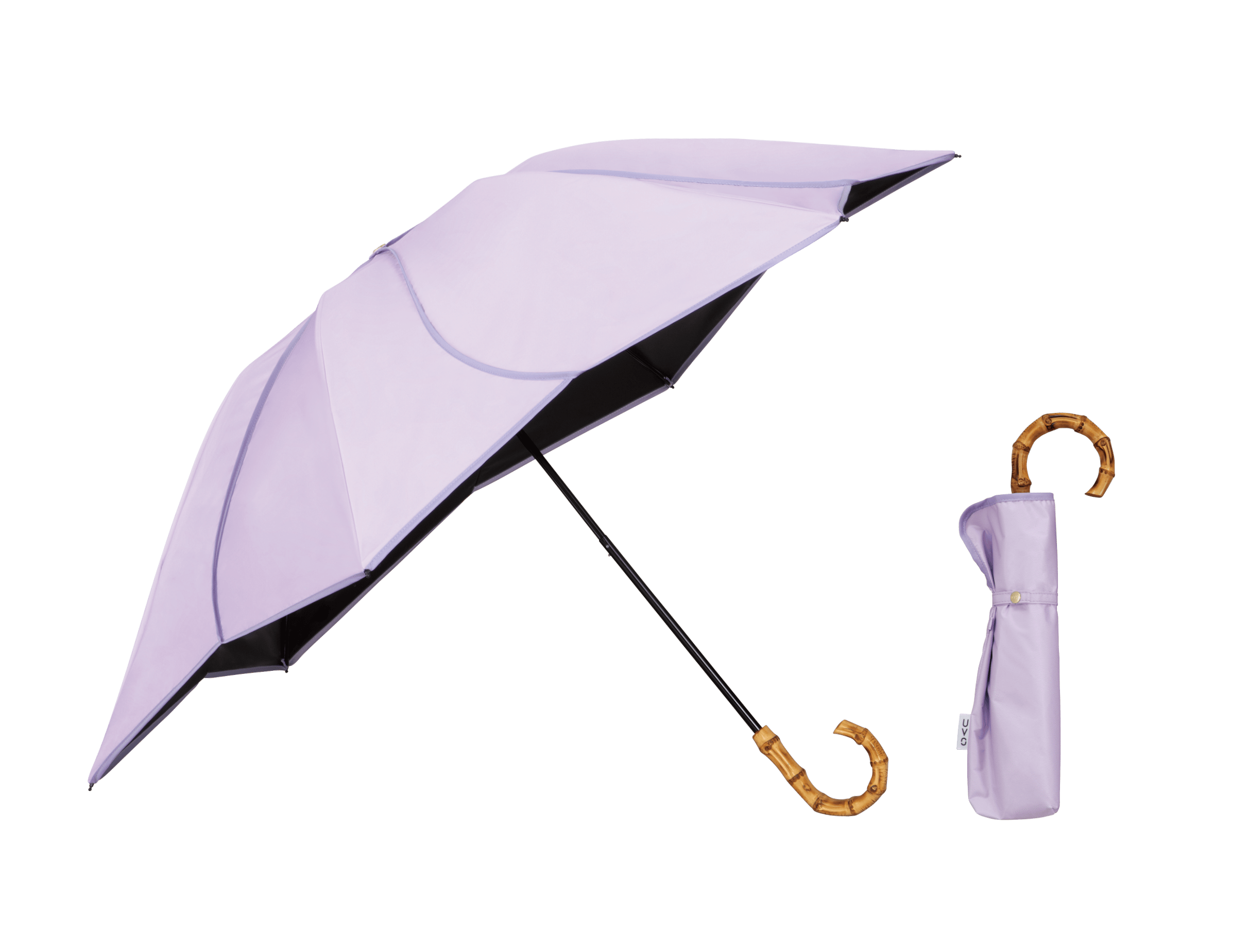 3段折りたたみ傘（ラベンダー）