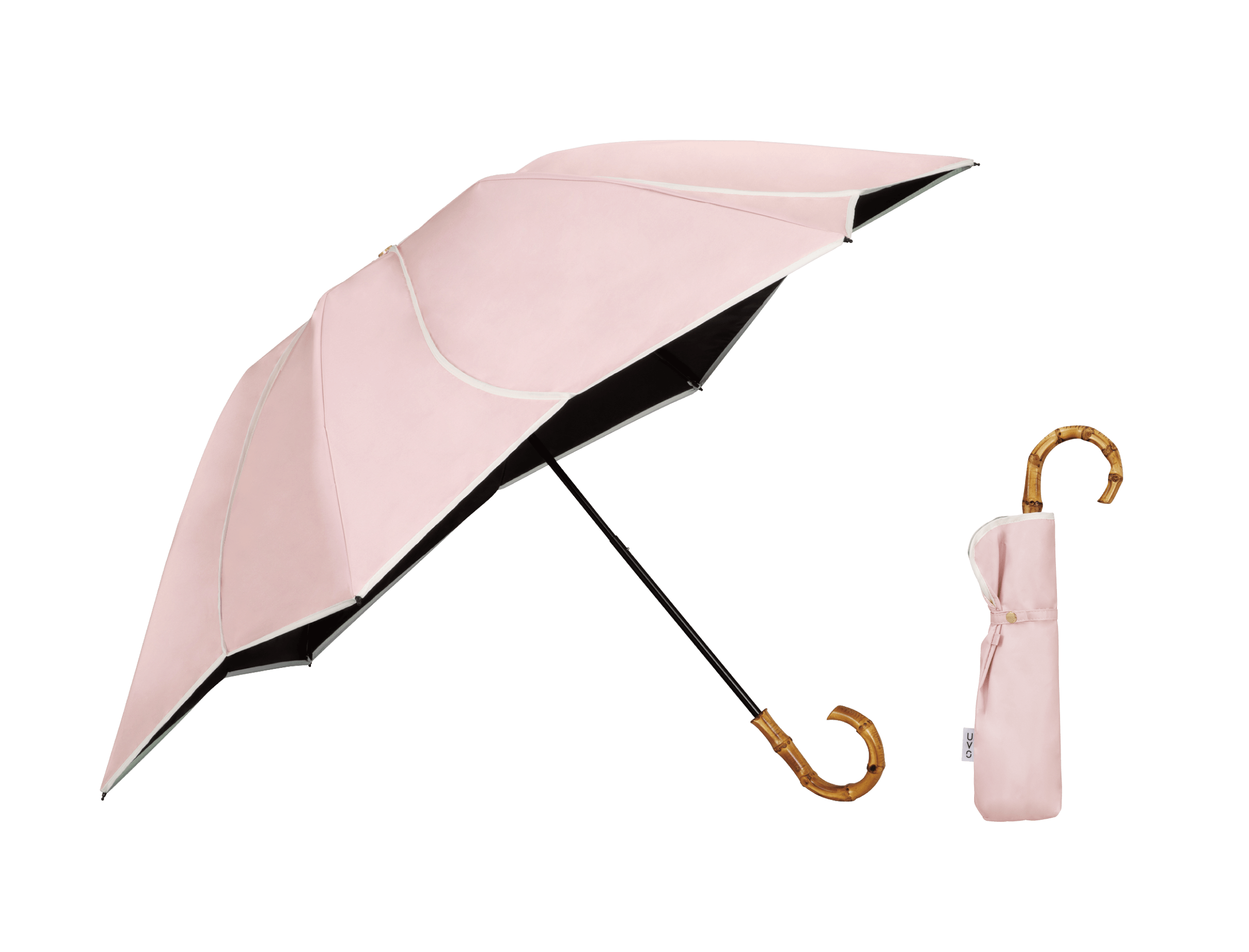 3段折りたたみ傘（ピンク）