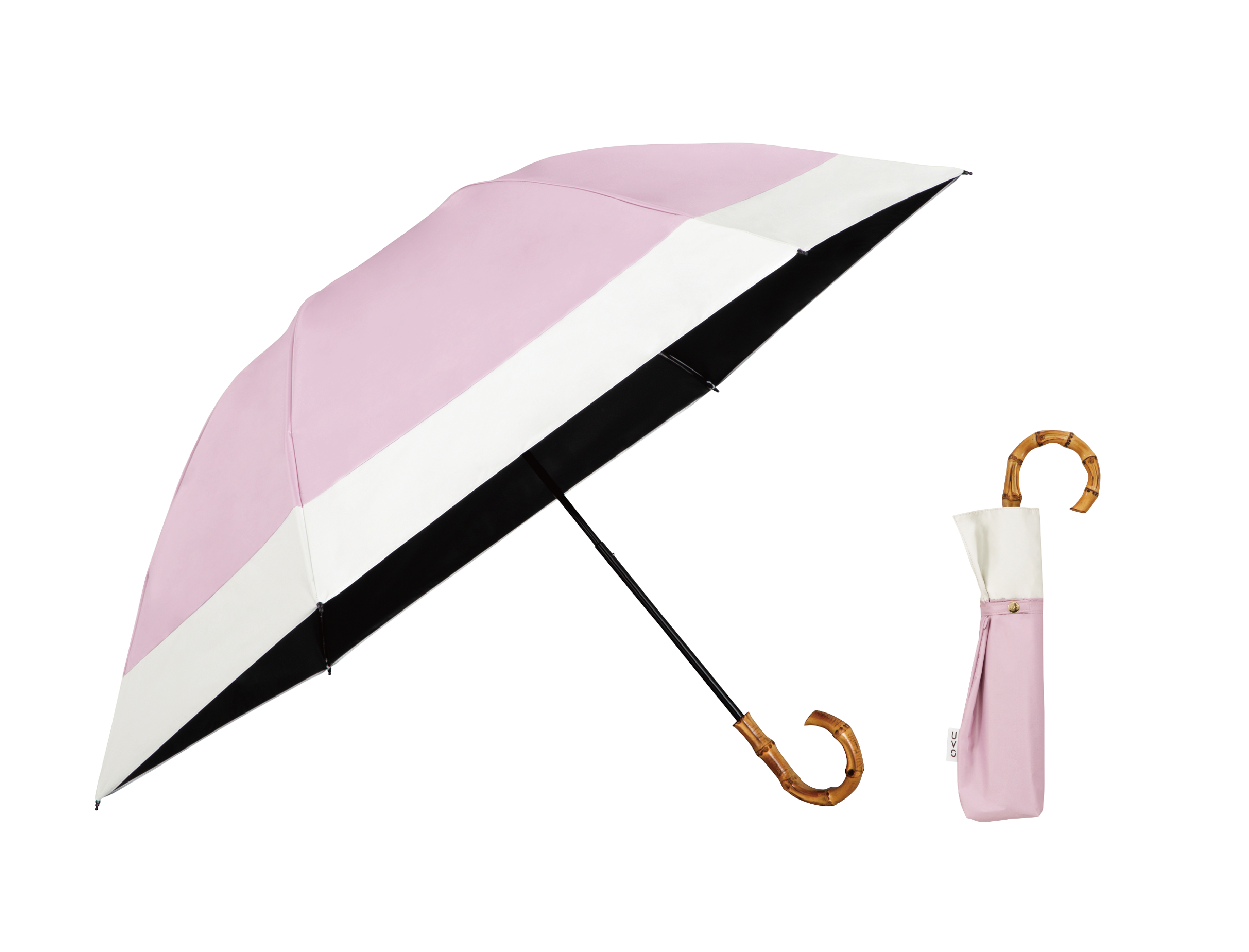 3段折りたたみ傘（紫）